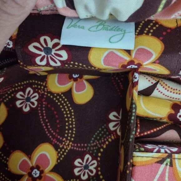 Vera Bradley buttercup travel kit with set